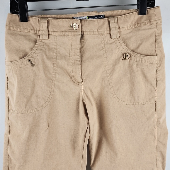 Jamie Sadock Womens Skinnylicious Golf Knee Capri Tan Size 4 (28x14) - Picture 2 of 10